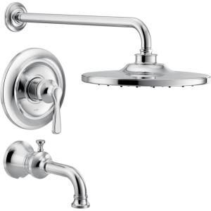 Moen UTS344303EP Colinet M-CORE 3-Series 1-Handle Eco-Performance Tub and Shower Trim Kit, Valve Required, Chrome