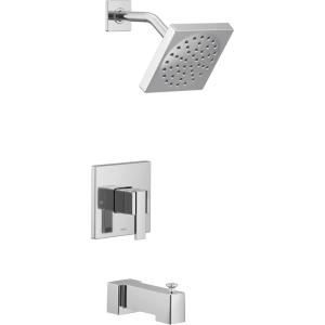 Moen UTS3713EP 90 Degree M-CORE 3-Series 1-Handle Eco-Performance Tub and Shower Trim Kit, Valve Required, Chrome