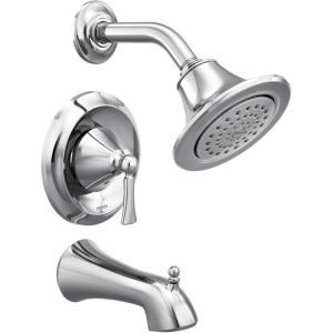 Moen Wynford Oil Rubbed Bronze Posi-Temp Tub and Shower Trim Kit Valve Required, T4503ORB(Chrome)