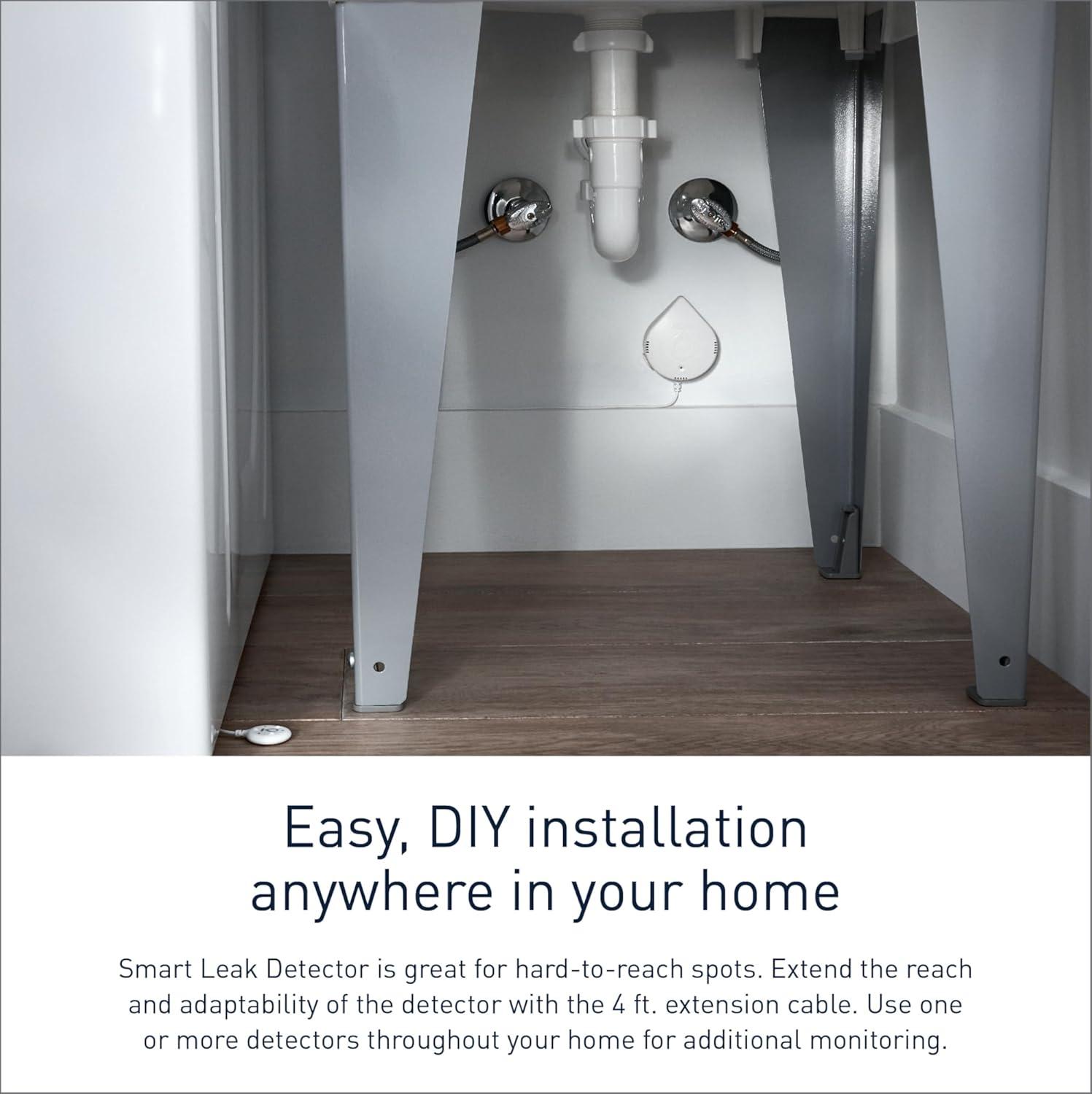 image:imageFlo by Moen 34Inch Smart Water Shutoff with Smart Water Detector 1PackShutoff Detector 1pack
