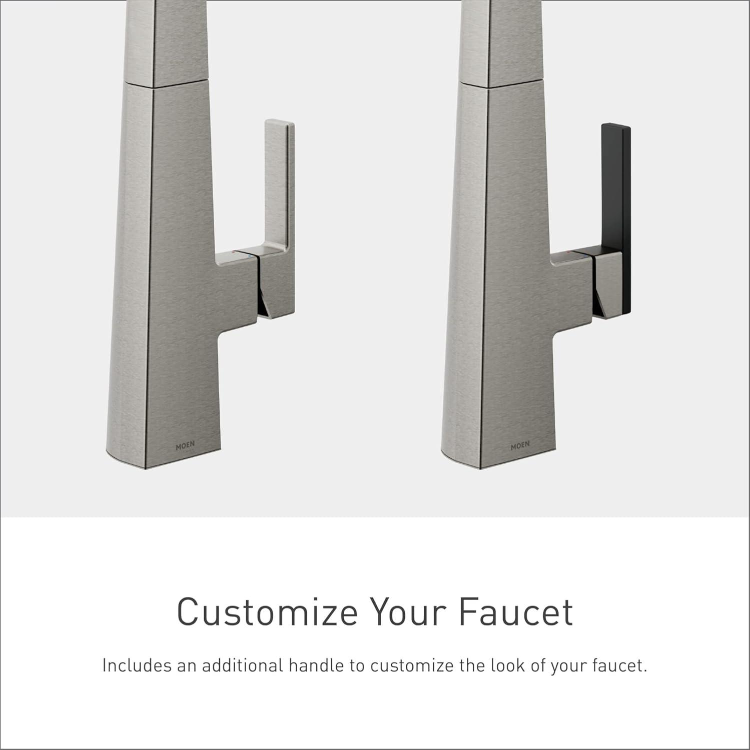 image:imageMoen Nio Spot Resist Stainless Smart Faucet Touchless PullDown Sprayer Kitchen Faucet with Voice and Motion Control S75005EV2SRS