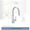 Moen STO Chrome Smart Faucet, Touchless Kitchen Faucet with Pull Down Sprayer, Voice Control and Power Boost, Modern Kitchen Faucet, Easy Installation, S72308EVC