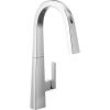 Moen Nio Chrome Smart Faucet Touchless Pull-Down Sprayer Kitchen Faucet with Voice and Motion Control, S75005EV2C