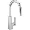 Moen STO Chrome Smart Faucet, Touchless Kitchen Faucet with Pull Down Sprayer, Voice Control and Power Boost, Modern Kitchen Faucet, Easy Installation, S72308EVC