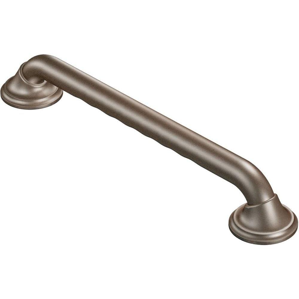image:imageMoen Home Care Bathroom Safety Designer24 Inch Handicap Grab Bar for Bathtub and Shower with Curled Grip Elderly Assistance Product Brushed Nickel LR8724D3GBNOld World Bronze