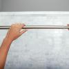 Moen Curved Adjustable Spring Tension No Drill Shower Curtain Rod for Bathroom, Chrome Finish, CSR2172CH(Brushed Nickel)