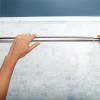 Moen Curved Adjustable Spring Tension No Drill Shower Curtain Rod for Bathroom, Chrome Finish, CSR2172CH(Chrome)
