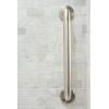 Moen Home Care Bathroom Safety 18 Inch Stainless Steel Handicap Grab Bar for Bathtub and Shower, Elderly Assistance Product with Concealed Screws, Polished Brass, R8918(Peened)