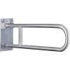 Moen Home Care Bathroom Safety 30 Inch Stainless Steel Flip Up Bathroom Grab Barwith Textured Grip, Elderly Assistance Product, Handicap Accessories for Daily Living, R8960FD(Glacier)