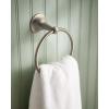 Moen Sage Collection Spot Resist Brushed Nickel 24-Inch Double Bathroom Towel Bar, Wall Mounted Bath Hanger with Two Rods, DN6822BN(Brushed Nickel)