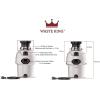 Waste King Legend Series Continuous Feed Garbage Disposal for Kitchen Sink with Power Cord, L-2600(3/4 HP – Continuous Feed)