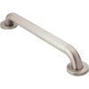 Moen Home Care Bathroom Safety 18 Inch Stainless Steel Handicap Grab Bar for Bathtub and Shower, Elderly Assistance Product with Concealed Screws, Polished Brass, R8918(Peened)