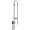Moen Home Care Bathroom Safety 30 Inch Stainless Steel Flip Up Bathroom Grab Barwith Textured Grip, Elderly Assistance Product, Handicap Accessories for Daily Living, R8960FD(Peened)
