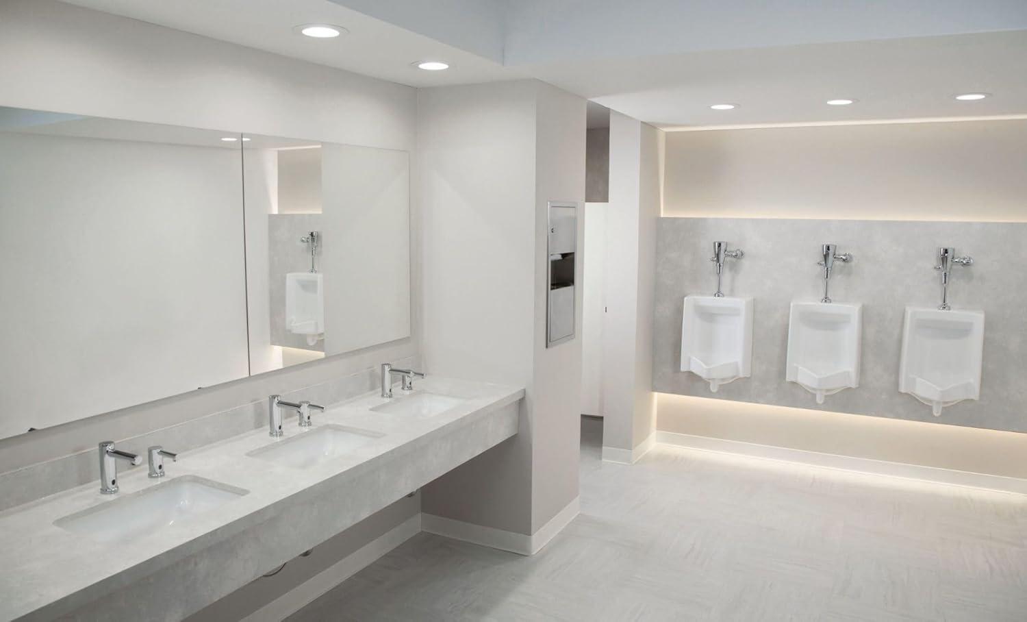 image:imageMoen 8559 Commercial Align MPower Electronic Touchless HandsFree SensorOperated Modern Bathroom Sink Faucet Chrome