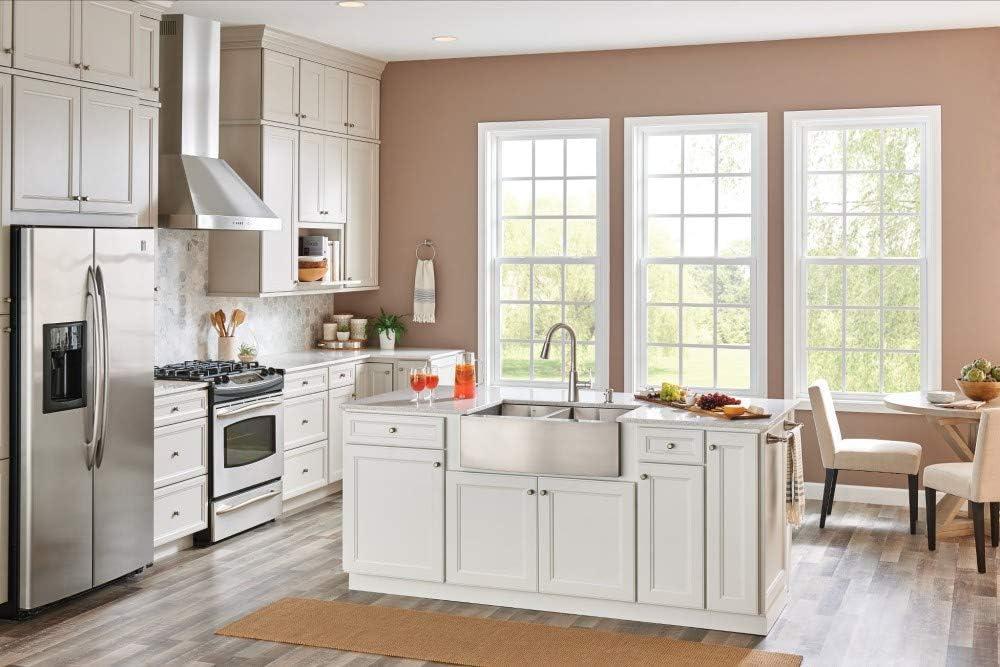 image:imageMoen 87028SRS Edwyn Spot Resist Sta Inless 1Handle Deck Mount Pulldown Kitchen Faucet 75 Stainless Steel