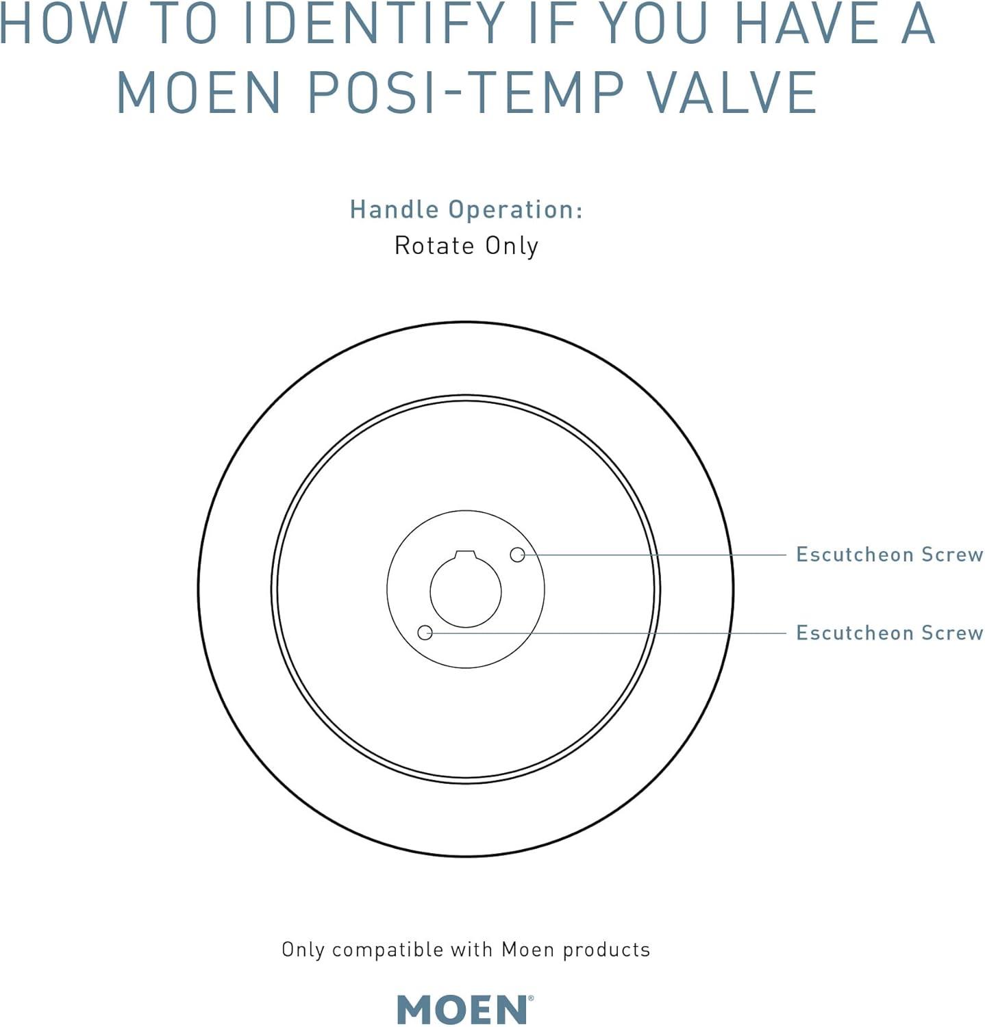 image:imageMoen Align Brushed Gold PPosiTemp Pressure Balancing Modern Shower Trim Kit Valve Required T2192BGBrushed Nickel