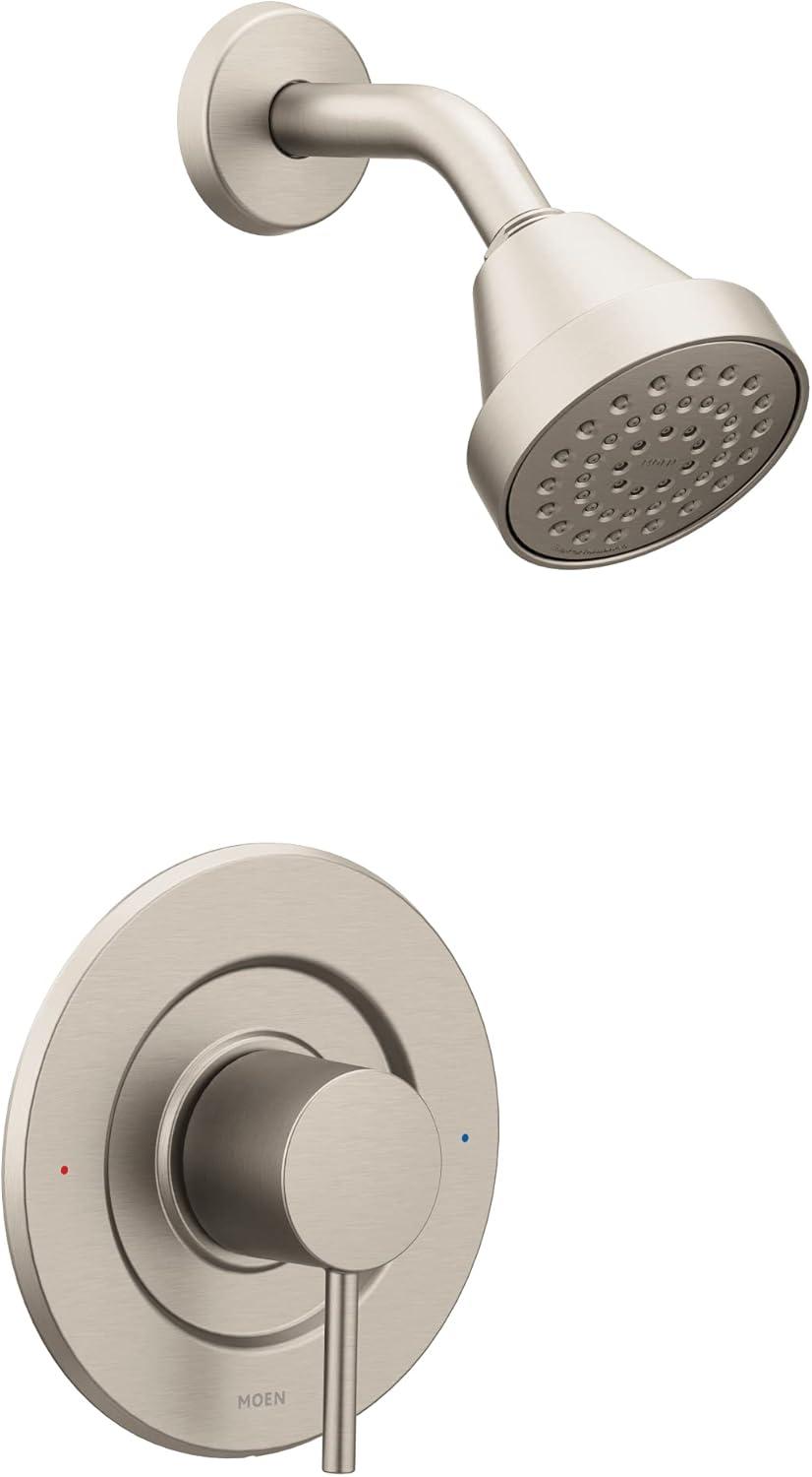 image:imageMoen Align Brushed Gold PPosiTemp Pressure Balancing Modern Shower Trim Kit Valve Required T2192BGBrushed Nickel