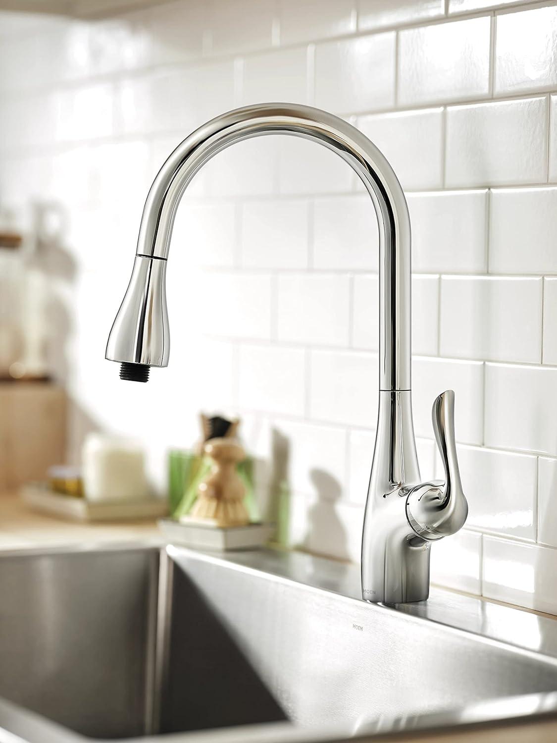 image:imageMoen Arbor Chrome Pulldown Laundry Faucet 4736