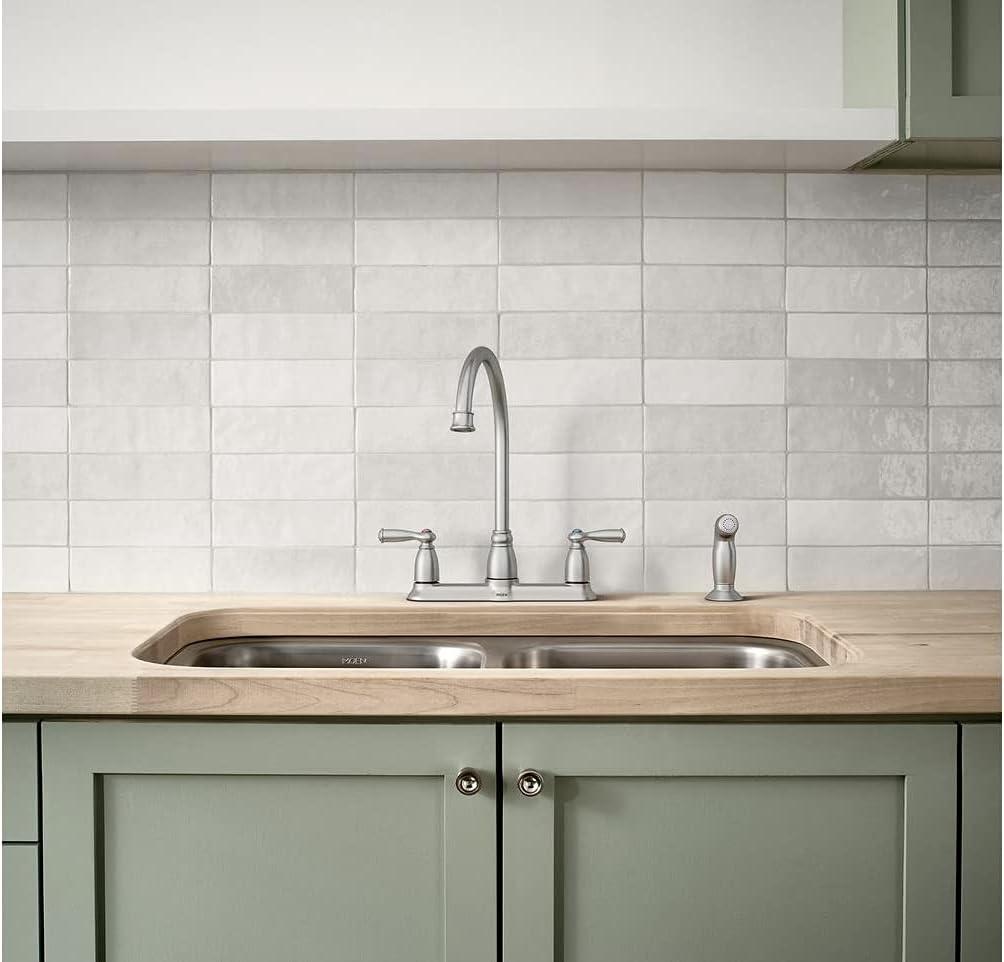 image:imageMoen CA87000SRS HighArc Kitchen Faucet with Side Spray from the Banbury Collection Spot Resist Stainless