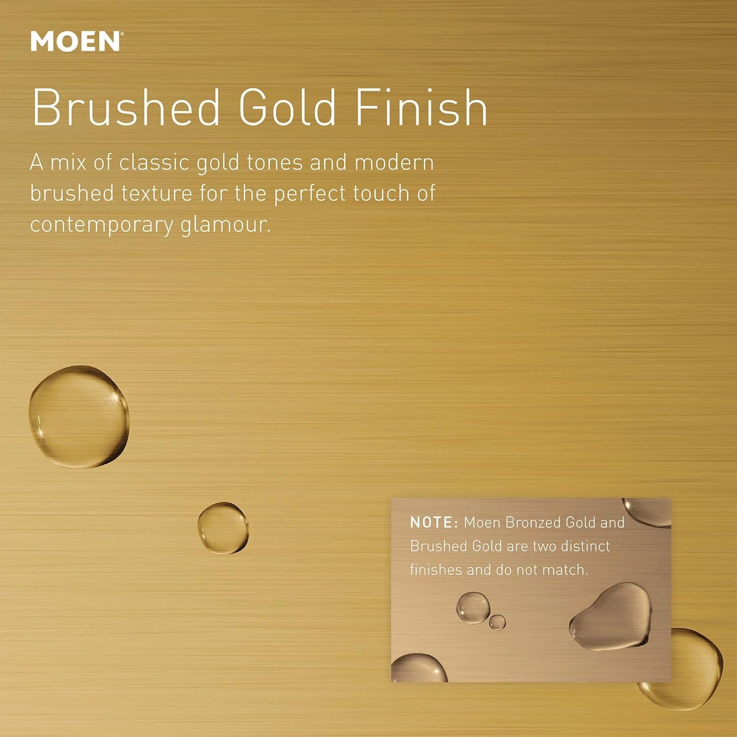 image:imageMoen Crisan Single Handle Pulldown Kitchen Faucet Featuring Power Boost and Reflex Docking System Spot Resist Stainless 87237SRSBrushed Gold