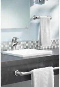 image:imageMoen Method Brushed Nickel OneHandle LowArc Bathroom Faucet with Drain Assembly 6810BNBrushed Nickel