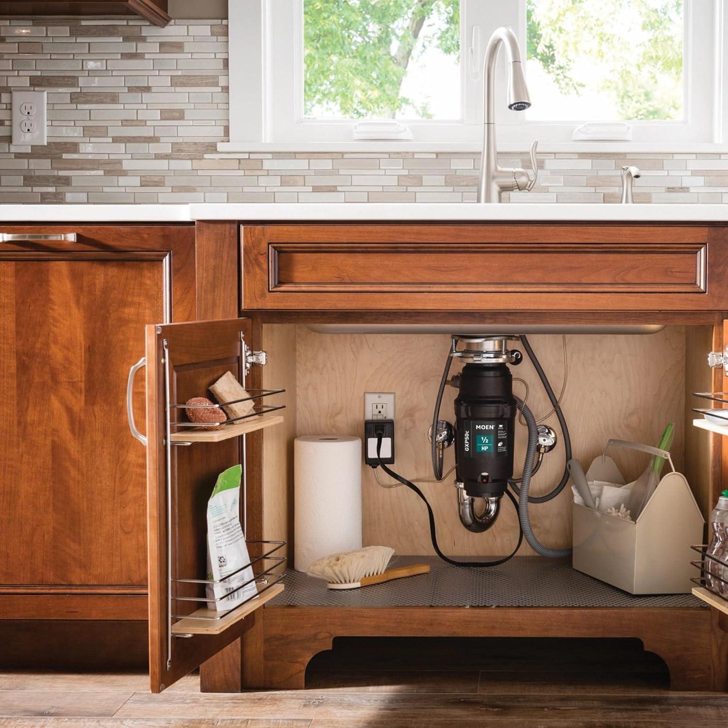 image:imageMoen Prep Series PRO Continuous Feed Compact Garbage Disposal for Kitchen Sink with Power Cord GXP50C05 HP