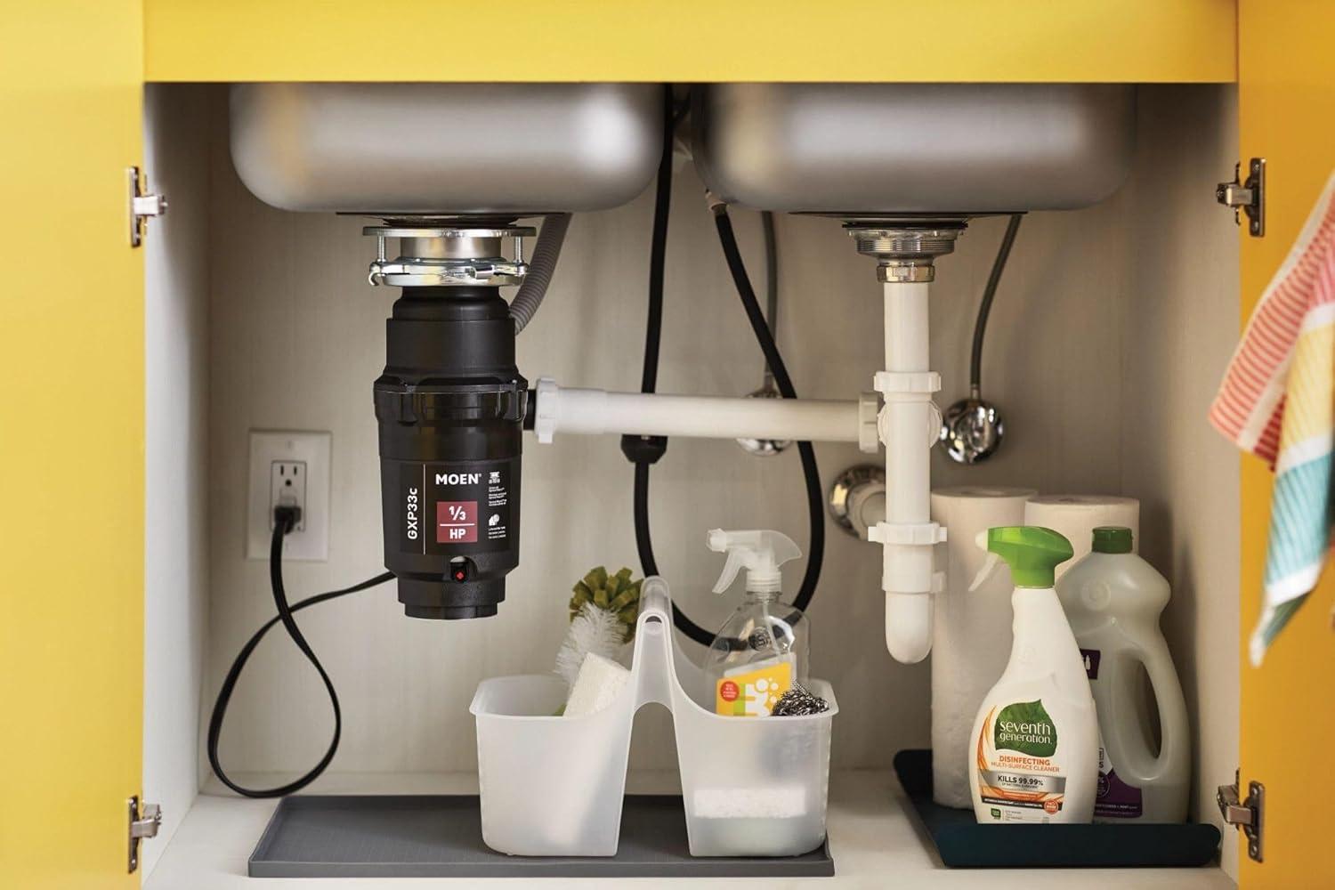 image:imageMoen Prep Series PRO Continuous Feed Compact Garbage Disposal for Kitchen Sink with Power Cord GXP50C13 HP