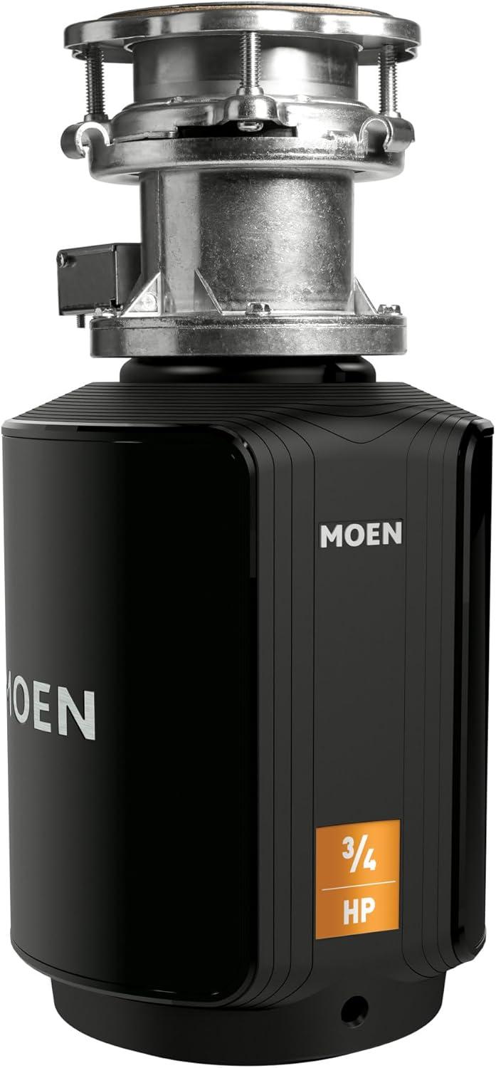image:imageMoen Prep Series PRO Continuous Feed Compact Garbage Disposal for Kitchen Sink with Power Cord GXP50C34 HP