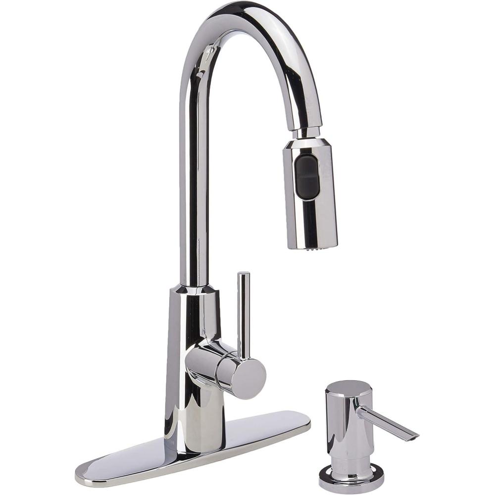 image:imageMoen Chrome 87066 OneHandle High Arc Pulldown Kitchen Faucet 600 x 600 x 400 inches