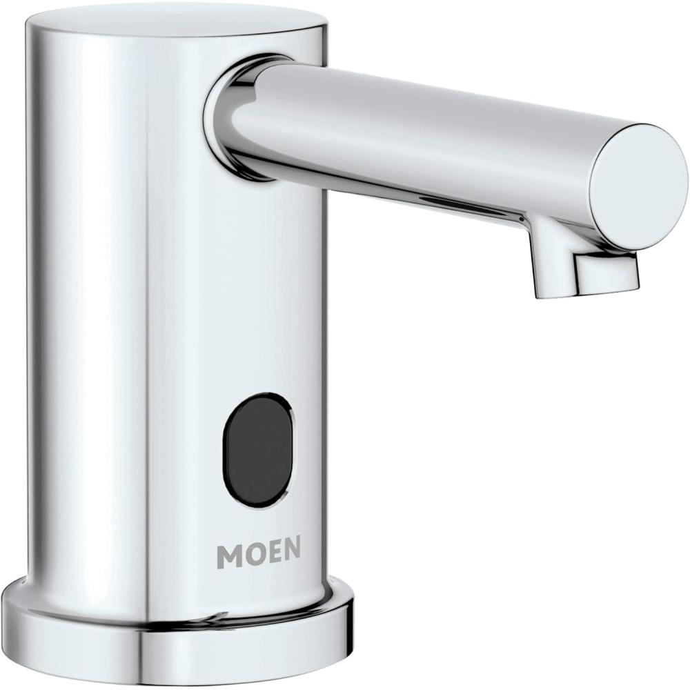 image:imageMoen Chrome MPower Align Commercial HandsFree Modern Deck Mounted Touchless Foam Soap Dispenser with Motion Sensor 8560MPower