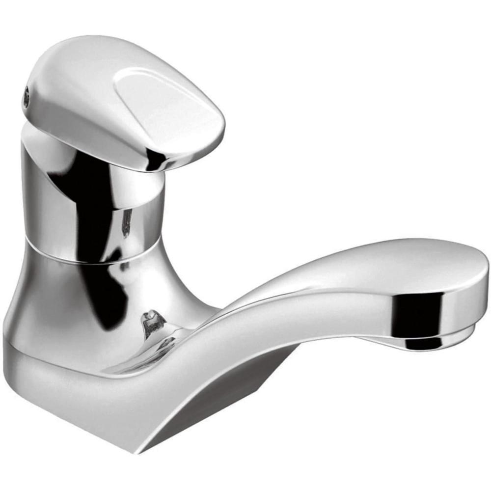 image:imageMoen Commercial Chrome MPress SingleMount Metering Bathroom Sink Faucet 05 GPM 888405