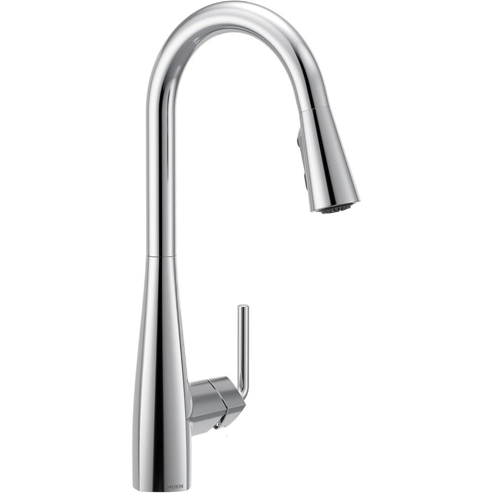 image:imageMoen Crisan Single Handle Pulldown Kitchen Faucet Featuring Power Boost and Reflex Docking System Spot Resist Stainless 87237SRSChrome