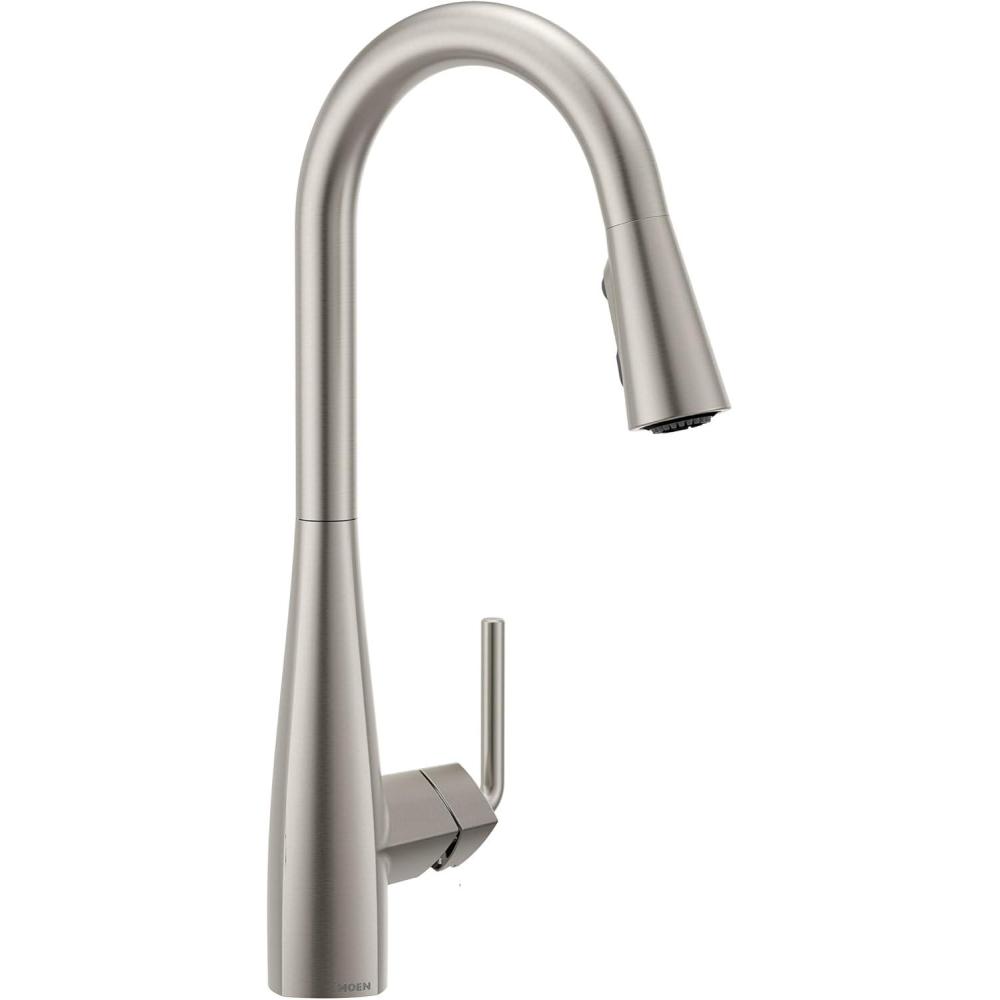 image:imageMoen Crisan Single Handle Pulldown Kitchen Faucet Featuring Power Boost and Reflex Docking System Spot Resist Stainless 87237SRSSpot Resist Stainless
