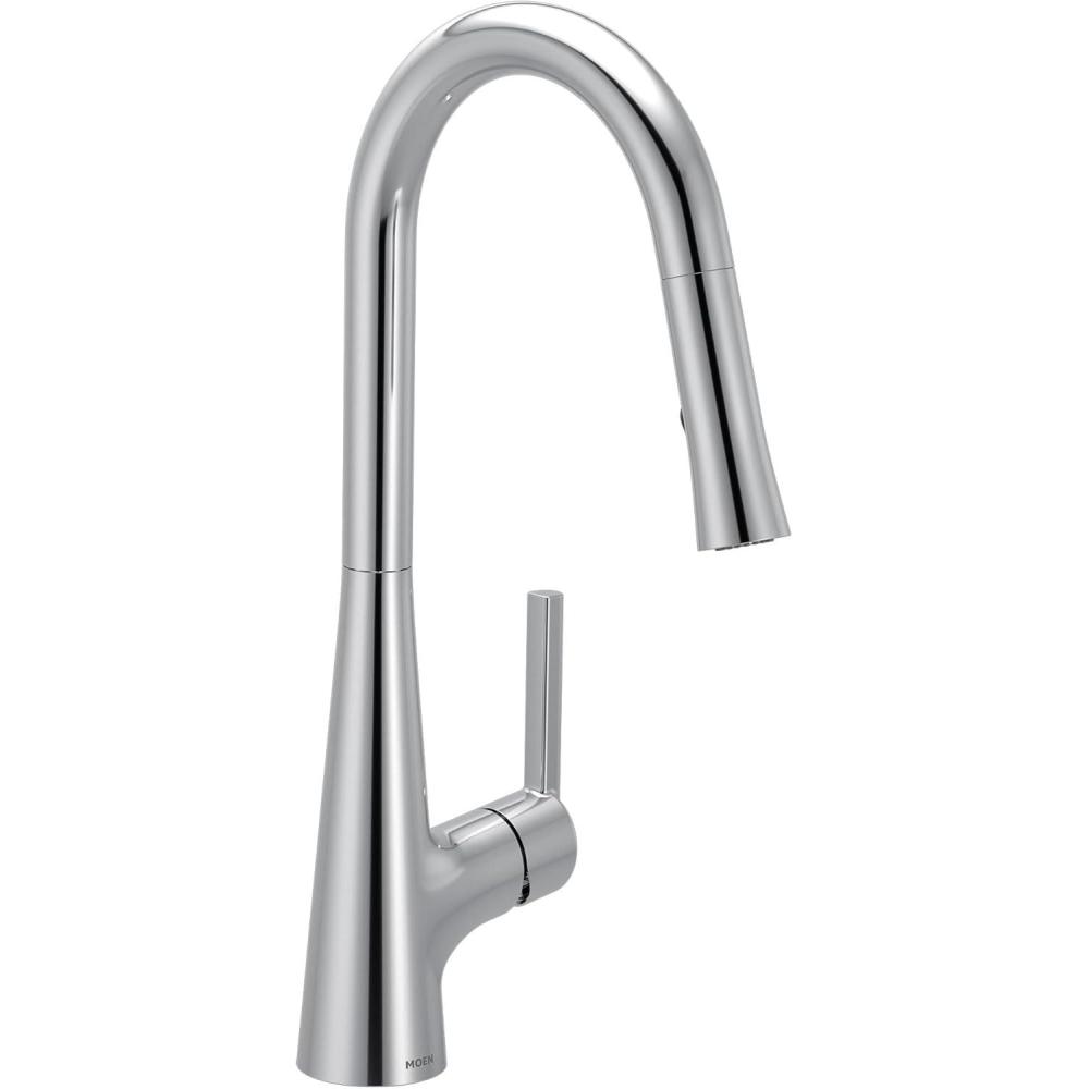 image:imageMoen Ronan Spot Resist Stainless Pulldown Kitchen Faucet with SwivelControl Wand and Power Clean Technology 87918SRSChrome