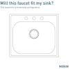 MOEN CA87554C Adler Low Arc Kitchen Faucet with Side Spray in Chrome