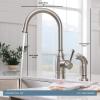 MOEN NOELL SINGLE-HANDLE STANDARD KITCHEN FAUCET WITH SIDE SPRAYER IN SPOT RESIST STAINLE