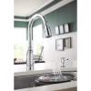 MOEN Noell Single-Handle Pull-Down Sprayer Kitchen Faucet with Reflex and Soap Dispenser in Chrome
