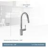 Moen 7565EC Align Motionsense Two-Sensor Touchless One-Handle High Arc Modern Pulldown Kitchen Faucet with Reflex, Chrome