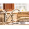 Moen 7840SRS Camerist One-Handle Low Arc Kitchen Faucet with Side Spray, Spot Resist Stainless(Chrome)