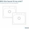 Moen 7870BL Sleek One-Handle High Arc Kitchen Faucet with Side Spray, Black Matte