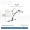 Moen 87017 One-Handle Pullout Kitchen Faucet, Chrome
