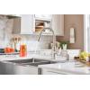 Moen 87028SRS Edwyn Spot Resist Sta Inless 1Handle Deck Mount Pulldown Kitchen Faucet, 7.5, Stainless Steel