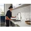 Moen 87066SRS Pullout Spray High-Arc Kitchen Faucet with Soap Dispenser from The Nori Collection, Spot Resist Stainless