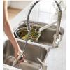 Moen 87194SRS Indi Single-Handle Pre-Rinse Spring Pulldown Sprayer Kitchen Faucet with Power Clean in Spot Resist Stainless (Soap Dispenser and Deck Plate Included)
