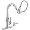 Moen 87340ESRS One-Handle High Arc Pulldown Kitchen Faucet, Spot Resist Stainless