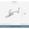 Moen 87604 Chrome 1-Handle Touch Control Kitchen Faucet – Quantity 1