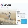 Moen Adler One Handle Chrome Kitchen Faucet
