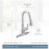 Moen Brantford Stainless Smart Faucet, Touchless Pull Down Sprayer Kitchen Faucet with Voice Control and Power Boost, Traditional Kitchen Faucet, Easy Installation, Spot Resist Finish, 7185EVSRS