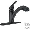 Moen CA87316W One-Handle Low Arc Pullout Kitchen Faucet, Glacier
