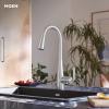 Moen Crisan Single Handle Pulldown Kitchen Faucet Featuring Power Boost and Reflex Docking System, Spot Resist Stainless, 87237SRS(Spot Resist Stainless)